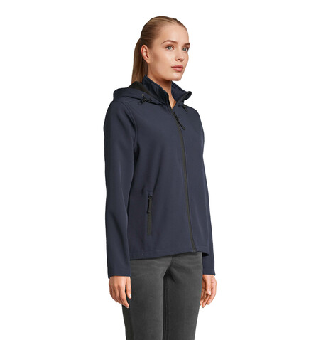 RACE DAMEN-KAPUZENJACKE - French Navy bedrucken, Art.-Nr. S04448-FN-L