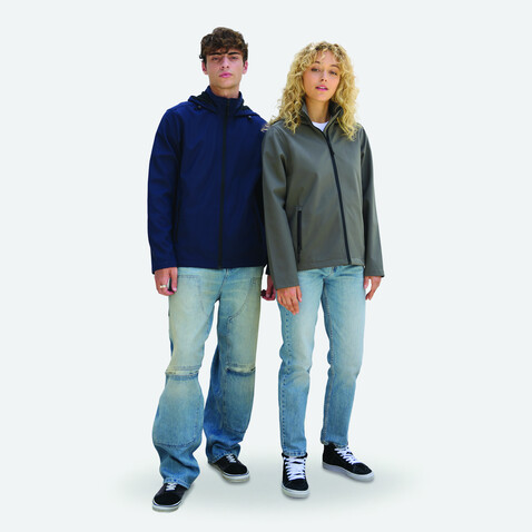 RACE DAMEN-KAPUZENJACKE - French Navy bedrucken, Art.-Nr. S04448-FN-L