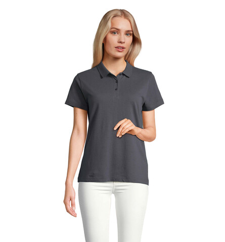 PULSE DAMEN POLO - Mausgrau bedrucken, Art.-Nr. S04501-MU-M PULSE DAMEN POLO - Mausgrau bedrucken, Art.-Nr. S04501-MU-M