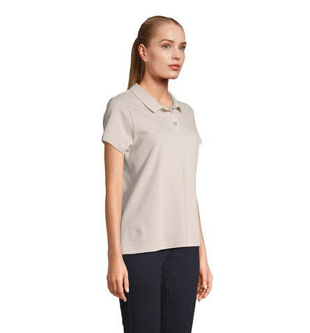 PULSE DAMEN POLO - Linen Twin bedrucken, Art.-Nr. S04501-LN-S