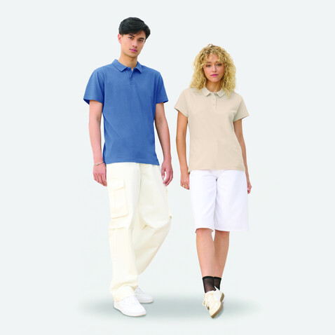 PULSE DAMEN POLO - Linen Twin bedrucken, Art.-Nr. S04501-LN-S