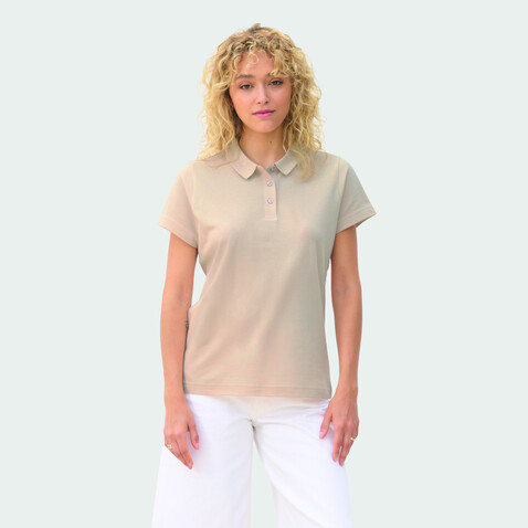PULSE DAMEN POLO - Linen Twin bedrucken, Art.-Nr. S04501-LN-S
