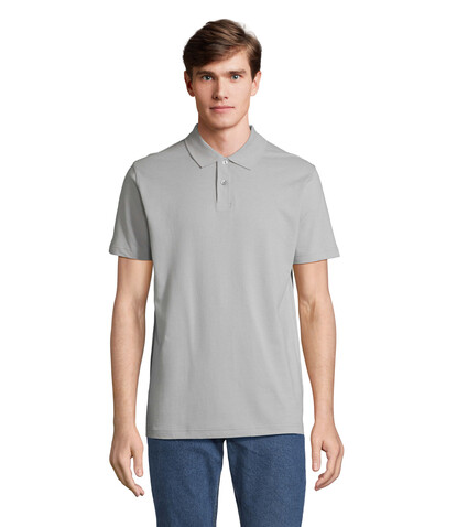 PULSE UNISEX POLO - Pure Grey bedrucken, Art.-Nr. S04502-PG-M PULSE UNISEX POLO - Pure Grey bedrucken, Art.-Nr. S04502-PG-M