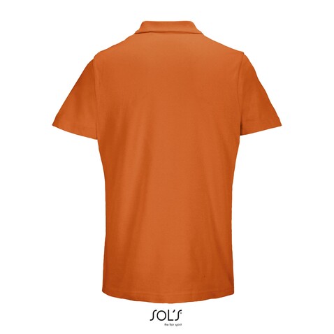 PULSE UNISEX POLO - Orange bedrucken, Art.-Nr. S04502-OR-S