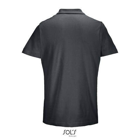 PULSE UNISEX POLO - Mausgrau bedrucken, Art.-Nr. S04502-MU-S