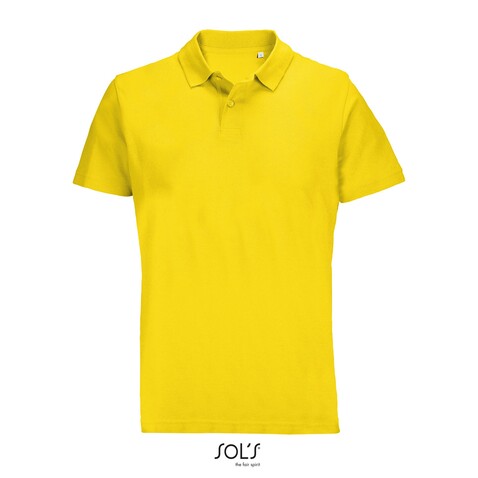 PULSE UNISEX POLO - Gold bedrucken, Art.-Nr. S04502-GO-XL