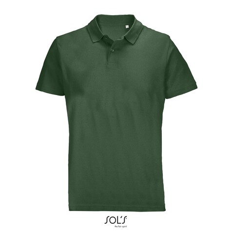 PULSE UNISEX POLO - Bottle Green bedrucken, Art.-Nr. S04502-BO-5XL PULSE UNISEX POLO - Bottle Green bedrucken, Art.-Nr. S04502-BO-5XL