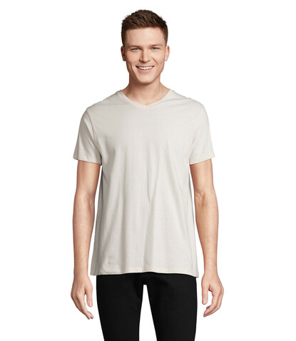 REGENT V V-NECK T-SHIRT - Off-White bedrucken, Art.-Nr. S04765-WW-XXL REGENT V V-NECK T-SHIRT - Off-White bedrucken, Art.-Nr. S04765-WW-XXL