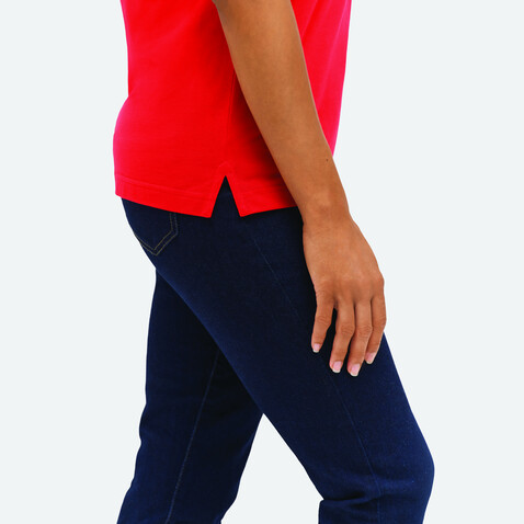 PALERMO POLO-SHIRT - Leuchtend Rot / Weiß bedrucken, Art.-Nr. S04769-KA-L PALERMO POLO-SHIRT - Leuchtend Rot / Weiß bedrucken, Art.-Nr. S04769-KA-L