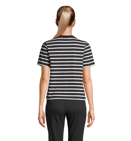LEGEND DAMEN-T-SHIRT - Navy|Off White bedrucken, Art.-Nr. S04776-BH-XXL