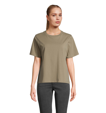 LEGEND DAMEN-T-SHIRT - Khaki bedrucken, Art.-Nr. S04776-KH-XL LEGEND DAMEN-T-SHIRT - Khaki bedrucken, Art.-Nr. S04776-KH-XL
