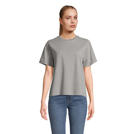 LEGEND DAMEN-T-SHIRT - Graue Melange bedrucken, Art.-Nr. S04776-GM-XL