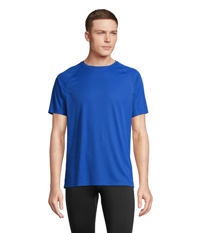 VORTEX RAGLAN T-SHIRT - Royal Blue bedrucken, Art.-Nr. S04787-RB-M