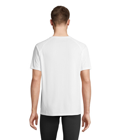 VORTEX RAGLAN T-SHIRT - White bedrucken, Art.-Nr. S04787-WH-XL