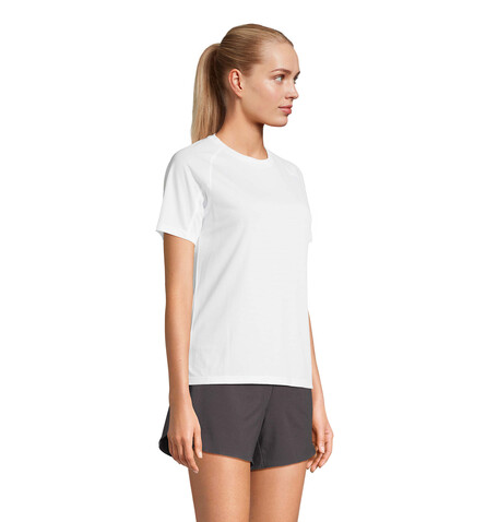 VORTEX WOMEN RAGLAN T-SHIRT - White bedrucken, Art.-Nr. S04788-WH-S VORTEX WOMEN RAGLAN T-SHIRT - White bedrucken, Art.-Nr. S04788-WH-S