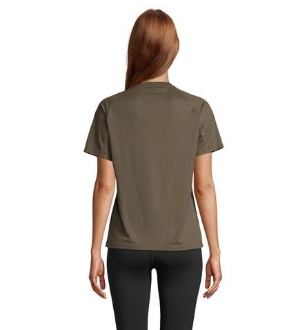 VORTEX WOMEN RAGLAN T-SHIRT - Army bedrucken, Art.-Nr. S04788-AR-XL