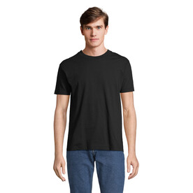 CLIFF OPEN-END T-SHIRT - Deep Black bedrucken, Art.-Nr. S04813-DB-XXL