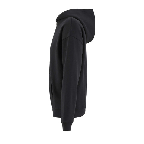 ELIOTT FULLZIP HOODIE - Schwarz bedrucken, Art.-Nr. S04884-BK-S