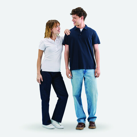 PEOPLE DAMEN POLO 210g - White bedrucken, Art.-Nr. S11310-WH-XXL PEOPLE DAMEN POLO 210g - White bedrucken, Art.-Nr. S11310-WH-XXL