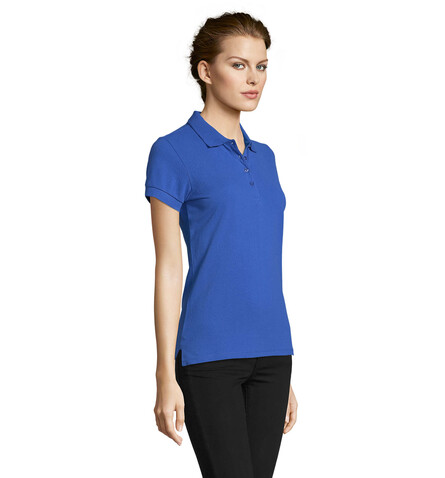 PEOPLE DAMEN POLO 210g - Royal Blue bedrucken, Art.-Nr. S11310-RB-S