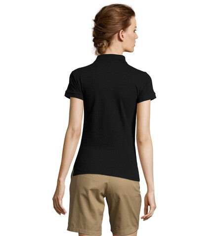 PEOPLE DAMEN POLO 210g - Schwarz bedrucken, Art.-Nr. S11310-BK-S PEOPLE DAMEN POLO 210g - Schwarz bedrucken, Art.-Nr. S11310-BK-S