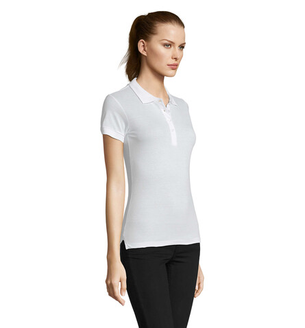 PASSION DAMEN POLO 170g - White bedrucken, Art.-Nr. S11338-WH-XL PASSION DAMEN POLO 170g - White bedrucken, Art.-Nr. S11338-WH-XL