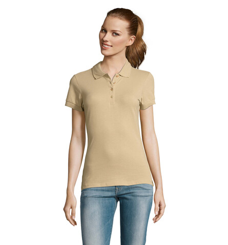 PASSION DAMEN POLO 170g - Sand bedrucken, Art.-Nr. S11338-SA-M PASSION DAMEN POLO 170g - Sand bedrucken, Art.-Nr. S11338-SA-M