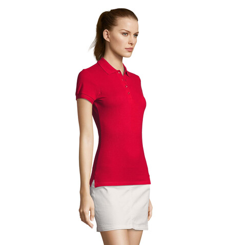 PASSION DAMEN POLO 170g - Red bedrucken, Art.-Nr. S11338-RD-M