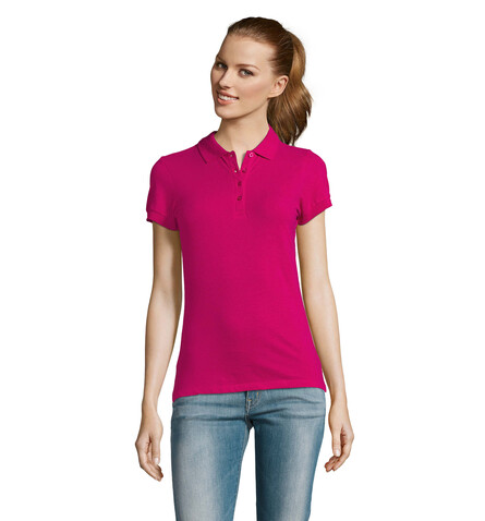 PASSION DAMEN POLO 170g - Fuchsia bedrucken, Art.-Nr. S11338-FU-XXL