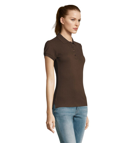 PASSION DAMEN POLO 170g - Chocolate bedrucken, Art.-Nr. S11338-CH-XL