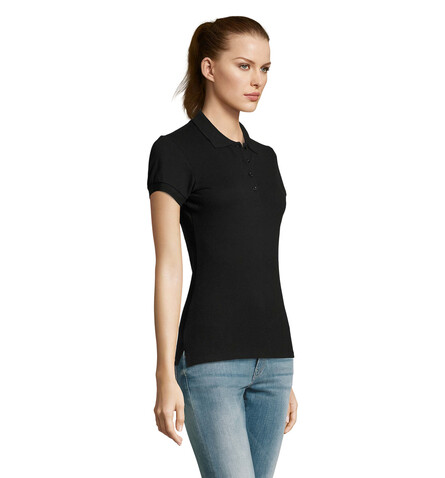 PASSION DAMEN POLO 170g - Schwarz bedrucken, Art.-Nr. S11338-BK-L PASSION DAMEN POLO 170g - Schwarz bedrucken, Art.-Nr. S11338-BK-L
