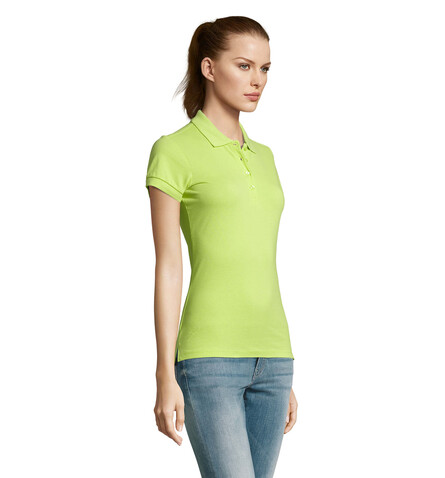 PASSION DAMEN POLO 170g - Apple Green bedrucken, Art.-Nr. S11338-AG-M