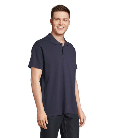 SUMMER II MEN Polo 170g - French Navy bedrucken, Art.-Nr. S11342-FN-M