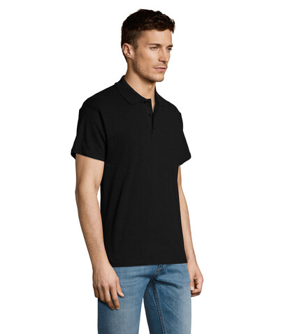 SUMMER II MEN Polo 170g - Schwarz bedrucken, Art.-Nr. S11342-BK-L SUMMER II MEN Polo 170g - Schwarz bedrucken, Art.-Nr. S11342-BK-L