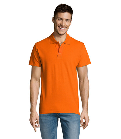 SUMMER II MEN Polo 170g - Orange bedrucken, Art.-Nr. S11342-OR-XXL
