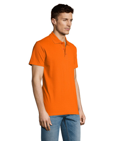 SUMMER II MEN Polo 170g - Orange bedrucken, Art.-Nr. S11342-OR-XXL