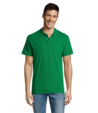 SUMMER II MEN Polo 170g - Kelly Green bedrucken, Art.-Nr. S11342-KG-L