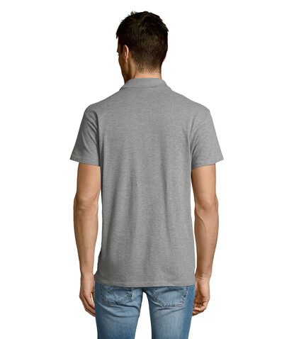SUMMER II MEN Polo 170g - Grau-Melange 2 bedrucken, Art.-Nr. S11342-GY-XL