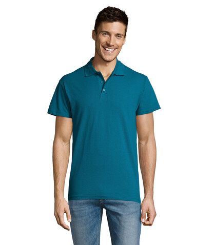 SUMMER II MEN Polo 170g - Entenblau bedrucken, Art.-Nr. S11342-DU-S SUMMER II MEN Polo 170g - Entenblau bedrucken, Art.-Nr. S11342-DU-S