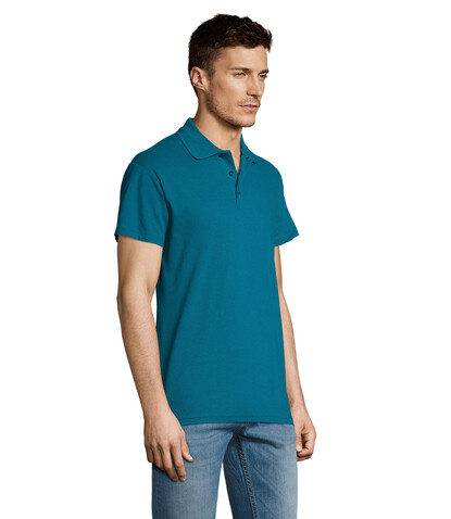 SUMMER II MEN Polo 170g - Entenblau bedrucken, Art.-Nr. S11342-DU-S SUMMER II MEN Polo 170g - Entenblau bedrucken, Art.-Nr. S11342-DU-S