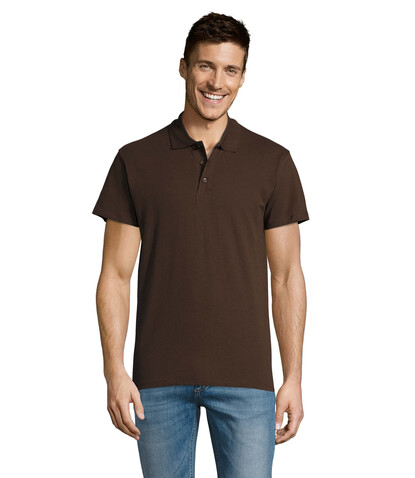 SUMMER II MEN Polo 170g - Chocolate bedrucken, Art.-Nr. S11342-CH-XXL SUMMER II MEN Polo 170g - Chocolate bedrucken, Art.-Nr. S11342-CH-XXL