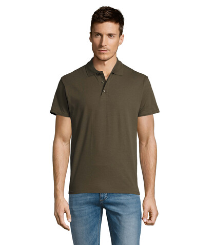 SUMMER II MEN Polo 170g - Army bedrucken, Art.-Nr. S11342-AR-M