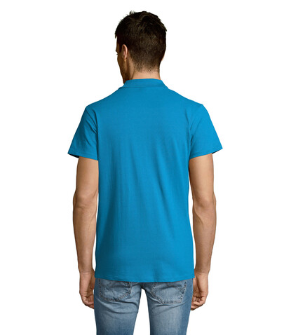 SUMMER II MEN Polo 170g - Aqua bedrucken, Art.-Nr. S11342-AQ-S