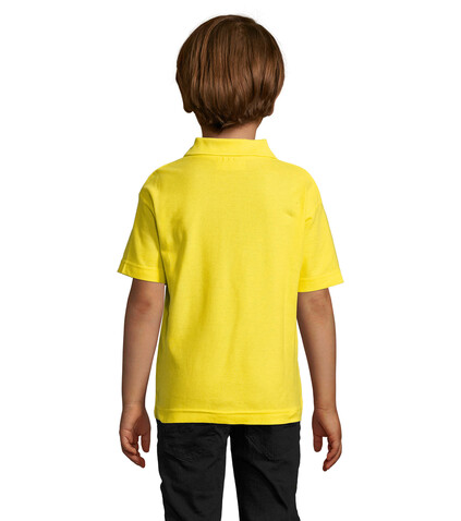 SUMMER II KIDS Polo 170g - Gold bedrucken, Art.-Nr. S11344-GO-3XL