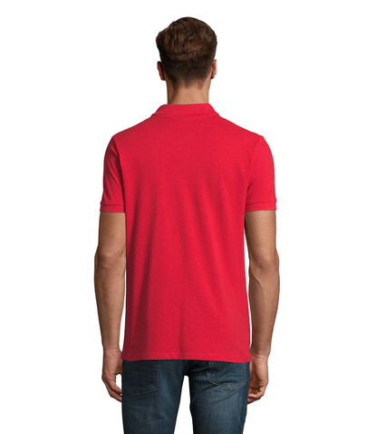 PERFECT MEN Polo 180g - Red bedrucken, Art.-Nr. S11346-RD-S