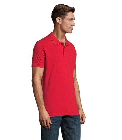 PERFECT MEN Polo 180g - Red bedrucken, Art.-Nr. S11346-RD-S