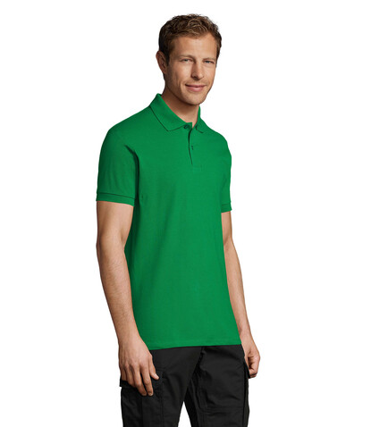 PERFECT MEN Polo 180g - Kelly Green bedrucken, Art.-Nr. S11346-KG-3XL PERFECT MEN Polo 180g - Kelly Green bedrucken, Art.-Nr. S11346-KG-3XL