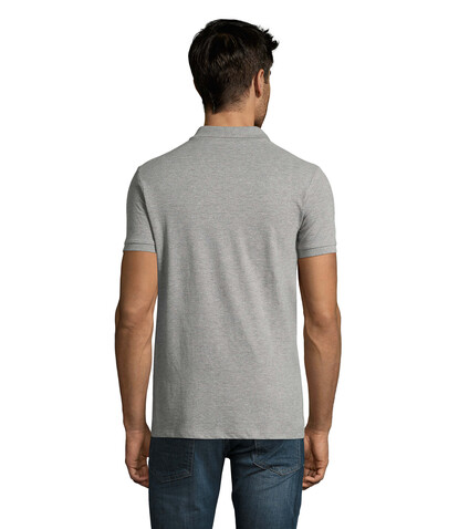 PERFECT MEN Polo 180g - Grau-Melange 2 bedrucken, Art.-Nr. S11346-GY-3XL PERFECT MEN Polo 180g - Grau-Melange 2 bedrucken, Art.-Nr. S11346-GY-3XL