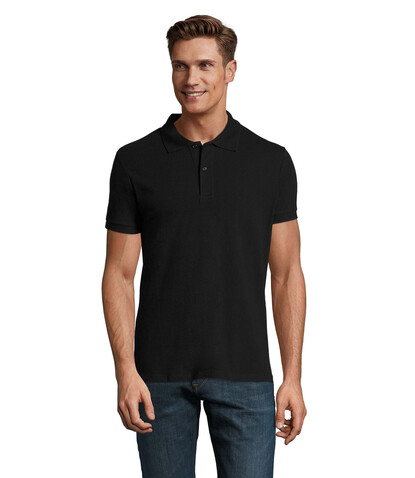 PERFECT MEN Polo 180g - Schwarz bedrucken, Art.-Nr. S11346-BK-XS PERFECT MEN Polo 180g - Schwarz bedrucken, Art.-Nr. S11346-BK-XS