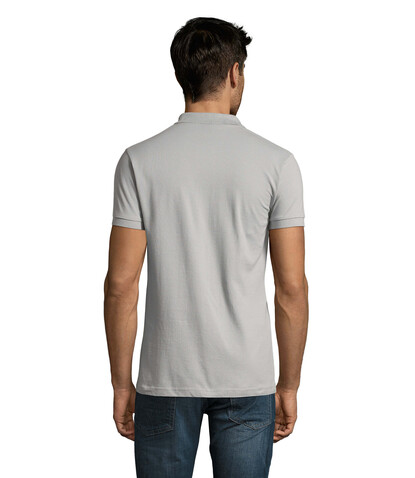 PERFECT MEN Polo 180g - Pure Grey bedrucken, Art.-Nr. S11346-PG-S PERFECT MEN Polo 180g - Pure Grey bedrucken, Art.-Nr. S11346-PG-S